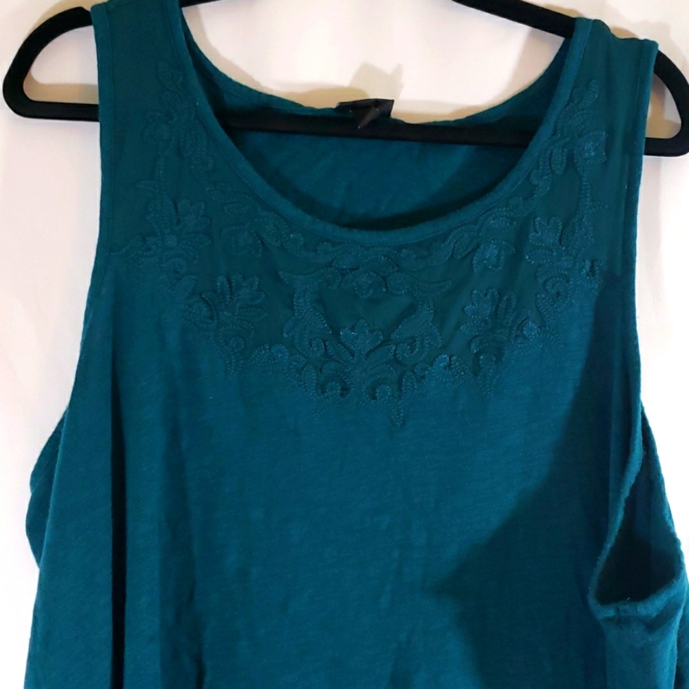 Turquoise Torrid size 5 sleeveless top